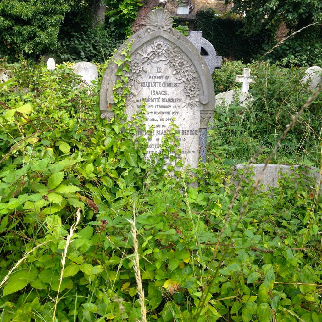 Brompton Cemetery decorated headstone